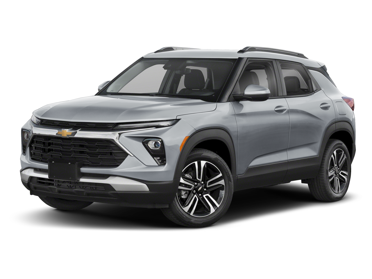 2024 Chevrolet Trailblazer LT in Summit White — front three-quarter view