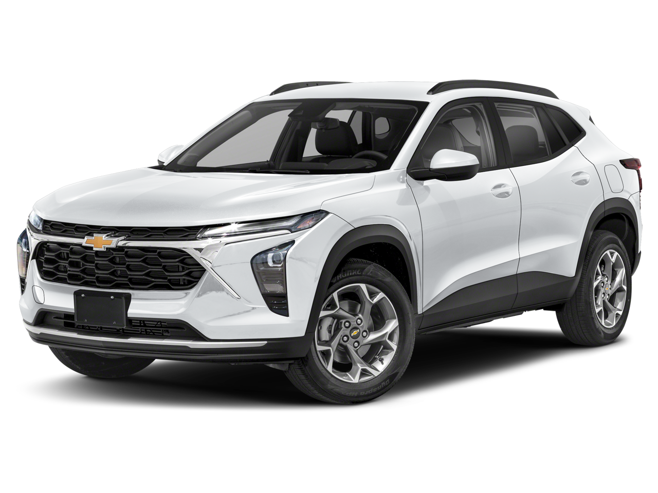 2026 Chevrolet Trax LS in Apex Red — front three-quarter view
