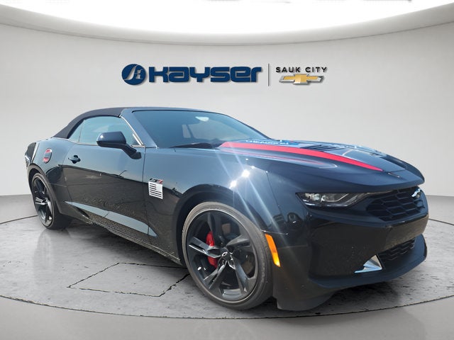 2023 Chevrolet Camaro LT1 in Black — front three-quarter view