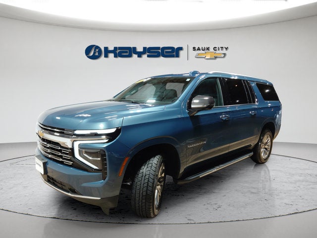 2025 Chevrolet Suburban — rear three-quarter view