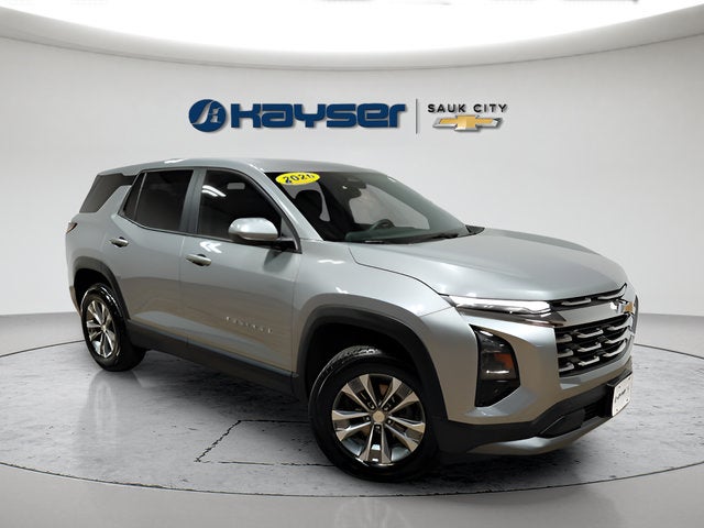 2026 Chevrolet Equinox LT in Sterling Gray Metallic — front three-quarter view