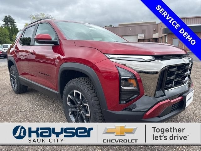 2026 Chevrolet Equinox ACTIV in Radiant Red Tintcoat — front three-quarter view