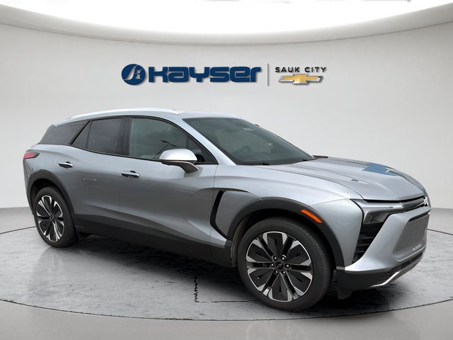 2025 Chevrolet Blazer EV LT in Sterling Gray Metallic — front three-quarter view